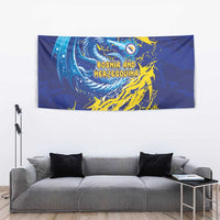 Bosnia and Herzegovina Football Tapestry Zmajevi Mascot Sporty Style
