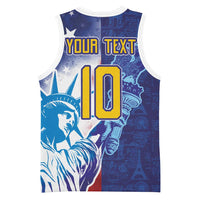 Custom France America Soccer Basketball Jersey Dual Heritage Liberty Rooster