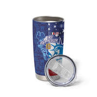 Custom France America Soccer Tumbler Cup Dual Heritage Liberty Rooster