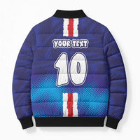 Custom Cape Verde Football Blue Shark Mascot Bomber Puffer Jacket Glory 2026