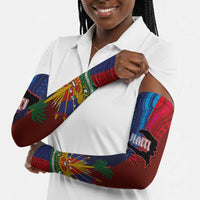 Haiti Coat Of Arms Map Dashiki Arm Sleeves Vibrant Caribbean Heritage