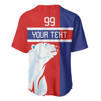 Custom Norway Ice Hockey Baseball Jersey Polar Bears-Viking Ornament Flag Style