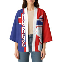 Custom Norway Ice Hockey Kimono Polar Bears-Viking Ornament Flag Style