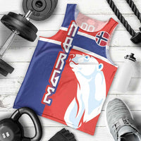 Custom Norway Ice Hockey Men Tank Top Polar Bears-Viking Ornament Flag Style