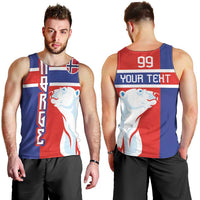 Custom Norway Ice Hockey Men Tank Top Polar Bears-Viking Ornament Flag Style