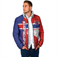 Custom Norway Ice Hockey Padded Jacket Polar Bears-Viking Ornament Flag Style