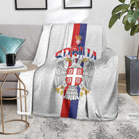 Serbia Coat Of Arms Srbija Eagle Blanket Traditional Serbian Heraldic Crest White Double Headed Eagle