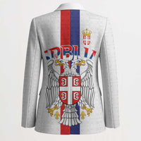 Serbia Coat Of Arms Srbija Eagle Blazer Traditional Serbian Heraldic Crest White Double Headed Eagle