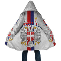 Serbia Coat Of Arms Srbija Eagle Cloak Traditional Serbian Heraldic Crest White Double Headed Eagle
