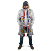 Serbia Coat Of Arms Srbija Eagle Cloak Traditional Serbian Heraldic Crest White Double Headed Eagle