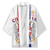 Serbia Coat Of Arms Srbija Eagle Kimono Traditional Serbian Heraldic Crest White Double Headed Eagle