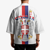 Serbia Coat Of Arms Srbija Eagle Kimono Traditional Serbian Heraldic Crest White Double Headed Eagle