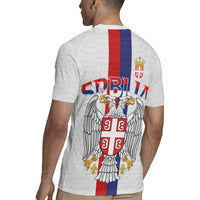 Serbia Coat Of Arms Srbija Eagle Rugby Jersey Traditional Serbian Heraldic Crest White Double Headed Eagle