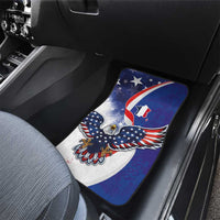 French American Heritage Month Car Mats USA Eagle and France Urban Paris National Flag Style