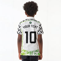 Nigeria National Football Custom Kid Polo Shirt Blokecore T90 Sporty Style