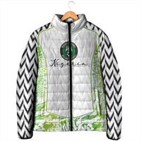 Nigeria National Football Custom Padded Jacket Blokecore T90 Sporty Style