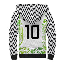 Nigeria National Football Custom Sherpa Hoodie Blokecore T90 Sporty Style