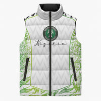 Nigeria National Football Custom Sleeveless Puffer Jacket Blokecore T90 Sporty Style