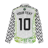 Nigeria National Football Custom Women Casual Shirt Blokecore T90 Sporty Style