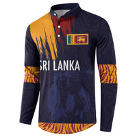 Custom Sri Lanka Cricket The Lions Button Sweatshirt