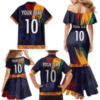 Custom Sri Lanka Cricket The Lions Family Matching Mermaid Dress and Hawaiian Shirt