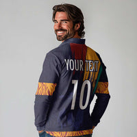 Custom Sri Lanka Cricket The Lions Long Sleeve Polo Shirt