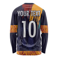 Custom Sri Lanka Cricket The Lions Long Sleeve Shirt