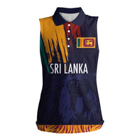 Custom Sri Lanka Cricket The Lions Women Sleeveless Polo Shirt