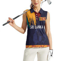 Custom Sri Lanka Cricket The Lions Women Sleeveless Polo Shirt