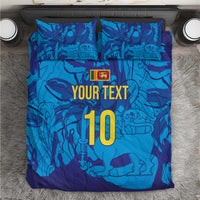 Custom Sri Lanka Cricket Royal Blue Warrior Bedding Set