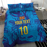 Custom Sri Lanka Cricket Royal Blue Warrior Bedding Set