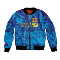 Custom Sri Lanka Cricket Royal Blue Warrior Bomber Jacket