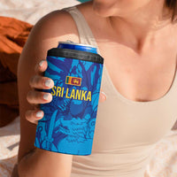 Custom Sri Lanka Cricket Royal Blue Warrior 4 in 1 Can Cooler Tumbler