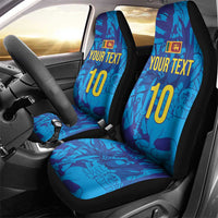 Custom Sri Lanka Cricket Royal Blue Warrior Car Seat Cover