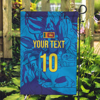 Custom Sri Lanka Cricket Royal Blue Warrior Garden Flag