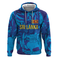 Custom Sri Lanka Cricket Royal Blue Warrior Hoodie