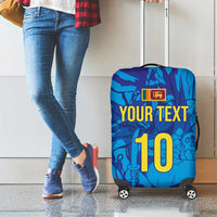 Custom Sri Lanka Cricket Royal Blue Warrior Luggage Cover