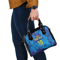 Custom Sri Lanka Cricket Royal Blue Warrior Shoulder Handbag