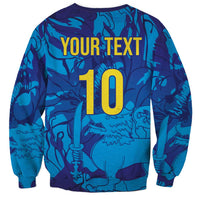 Custom Sri Lanka Cricket Royal Blue Warrior Sweatshirt