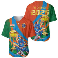 Indian Cricket Men in Blue The Champion 2025 Baseball Jersey
