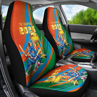 Indian Cricket Men in Blue The Champion 2025 Car Seat Cover