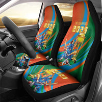 Indian Cricket Men in Blue The Champion 2025 Car Seat Cover