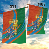 Indian Cricket Men in Blue The Champion 2025 Garden Flag