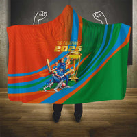 Indian Cricket Men in Blue The Champion 2025 Hooded Blanket