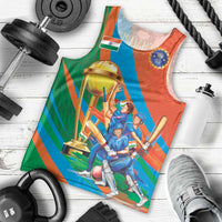 Indian Cricket Men in Blue The Champion 2025 Men Tank Top
