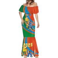 Indian Cricket Men in Blue The Champion 2025 Mermaid Dress