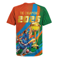 Indian Cricket Men in Blue The Champion 2025 Rugby Jersey