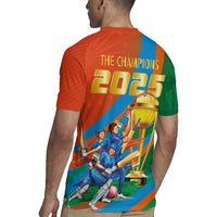 Indian Cricket Men in Blue The Champion 2025 Rugby Jersey