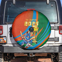 Indian Cricket Men in Blue The Champion 2025 Spare Tire Cover