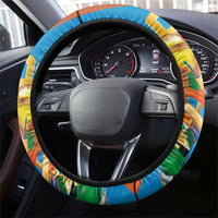 Indian Cricket Men in Blue The Champion 2025 Steering Wheel Cover